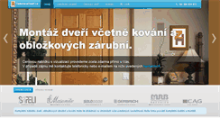 Desktop Screenshot of dekoracedveri.cz