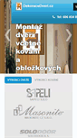 Mobile Screenshot of dekoracedveri.cz